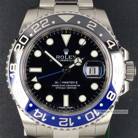 rolex gmt ii blau schwarz|Rolex gmt master ii gold.